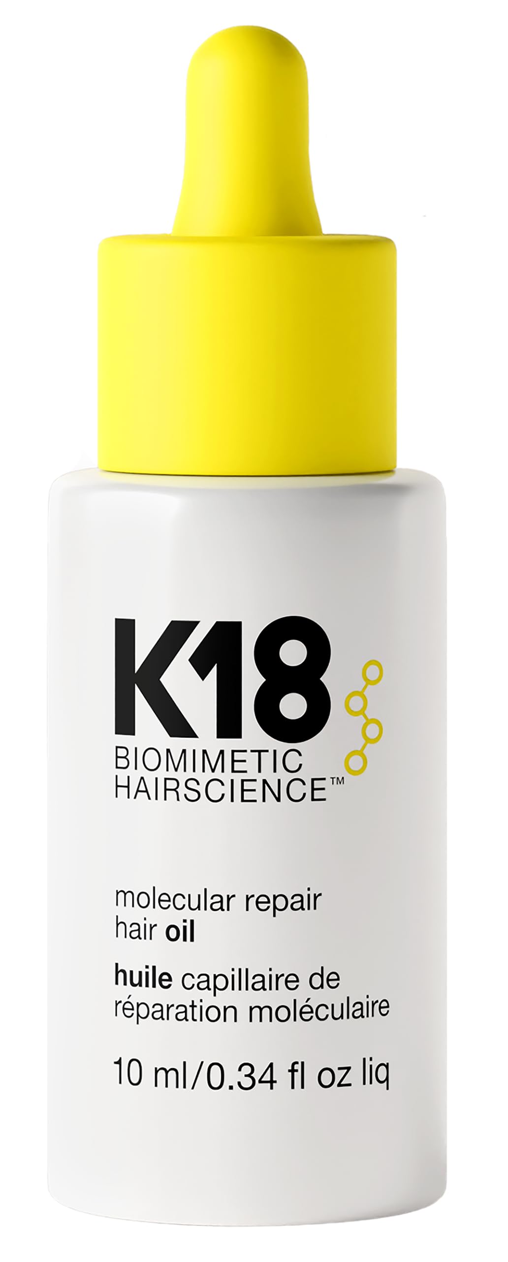 K18 Biomimetic Hairscience Mini Molecular Repair Hair Oil 0.34 oz / 10 mL